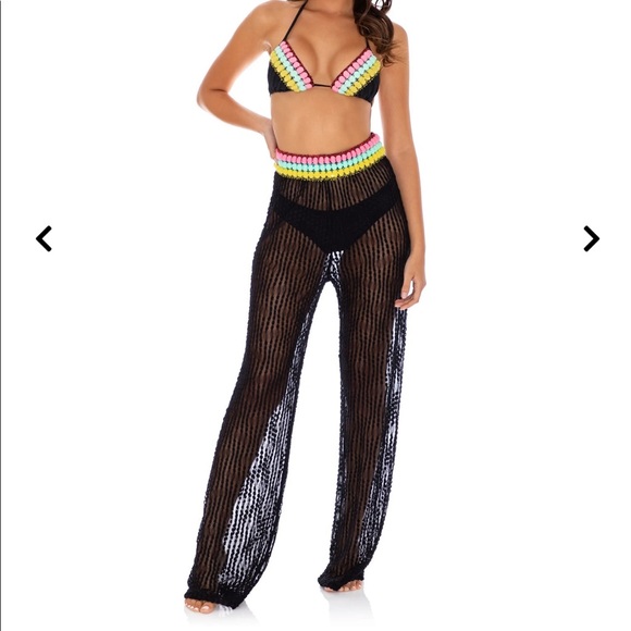 Luli Fama swim cover up pants - Picture 1 of 5